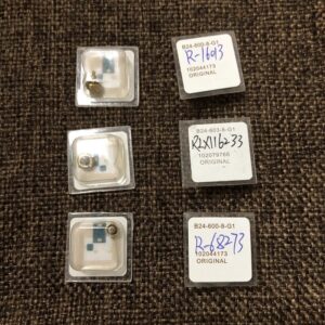 Brand New European Version, Rolex Electroplated K Gold Crowns & Crown Tubes