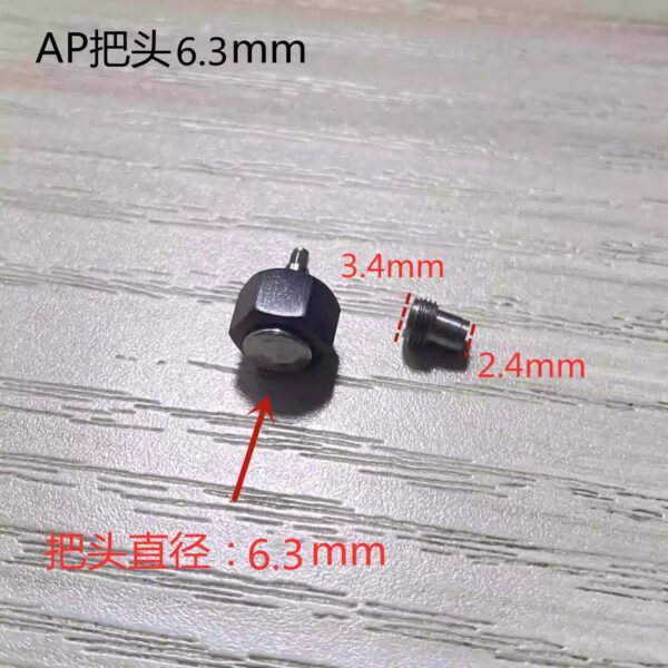 Push-Type Crowns and Push Buttons with Rubber Screws for Audemars Piguet (AP) Royal Oak Offshore Collection