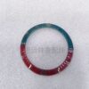 Glass bezel outer ring with cat head and snake motifs for Gucci Dive series