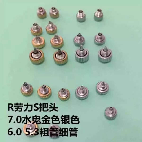 Rolex: Crowns, Crown Tubes (for Submariner, 7.0) & Locking Crowns (for Datejust)