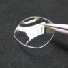 Square watch crystal for Cartier, mineral glass with anti-reflective coating.