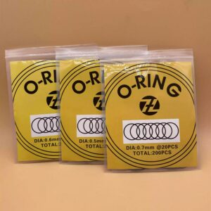 2、、 Black Waterproof Sealing Gasket for Watch Case Back 关键翻译解析: