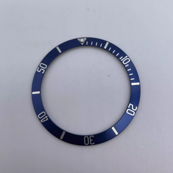 Tudor T-397 "Little Red Flower" aluminum bezel insert with scale markings.