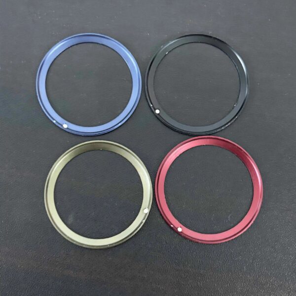 Aluminum bezel for Tudor Black Bay 'Little Red Flower