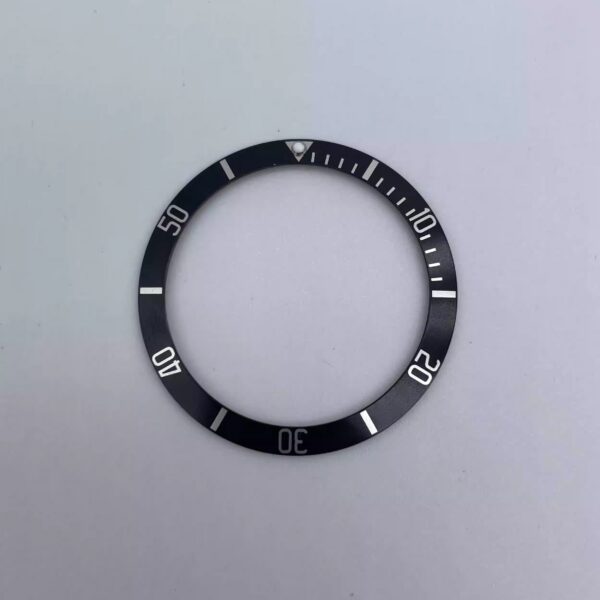 Tudor T-397 "Little Red Flower" aluminum bezel insert with scale markings.