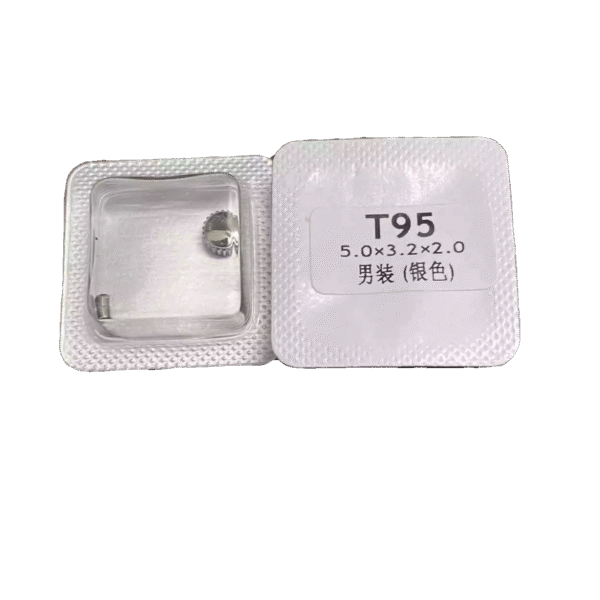 3’】 Stainless Steel Crowns, Crown Tubes & Crown Pulls for Tissot 1853 Series (Models: T086, T035, T95, T033, T045, T97, T065, T085)
