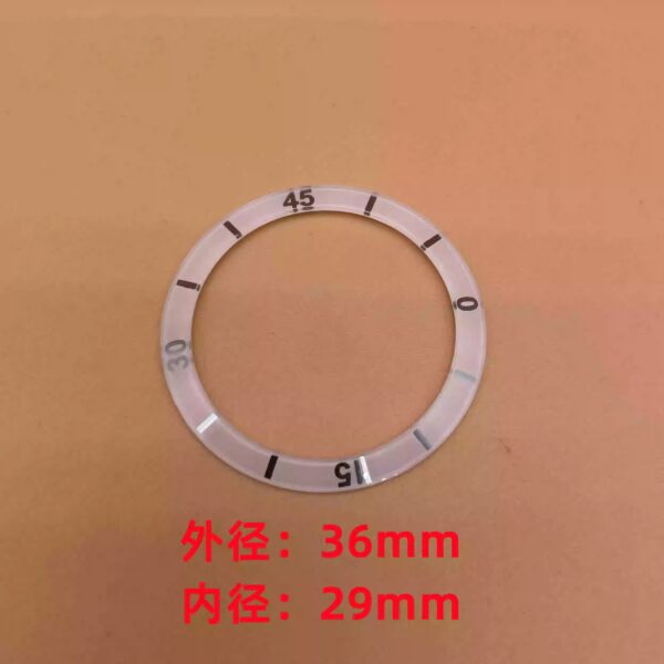 Ceramic bezel insert compatible with Chanel J12 watches
