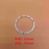 Ceramic bezel insert compatible with Chanel J12 watches