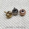 Stainless Steel Pumpkin-Shaped & Mushroom-Shaped Crowns with Crown Tubes – Universal Fit for Watches, Waterproof Time-Setting