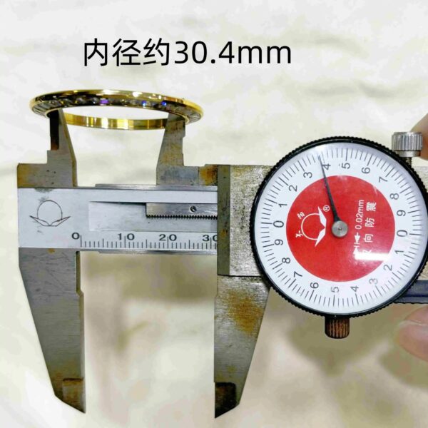 Compatible with Rainbow Daytona Steel Bezel, Rolex Daytona Panda Dial Diamond Rose Gold Steel Bezel Flat Steel Plate