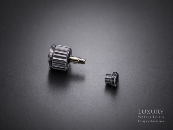 Longines Conquest Screw-Type Crown