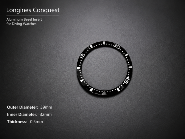 Longines Conquest Alum Bezel Insert