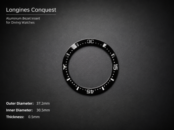 Longines Conquest Alum Bezel Insert