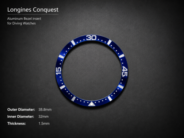 Longines Conquest Alum Bezel Insert