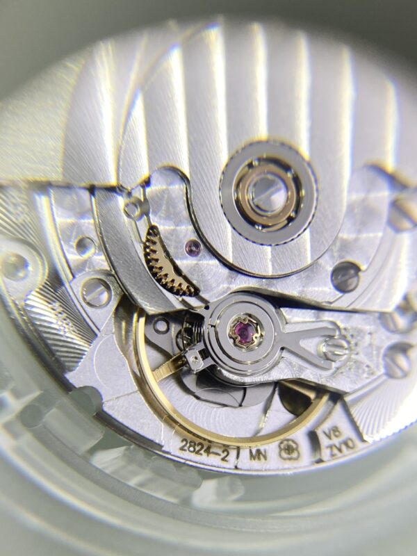 Swiss Original Imported ETA 2824 Mechanical Movement (Fine Polished, White & Gold)