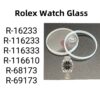 Rolex Tudor sapphire crystal glass watch crystal