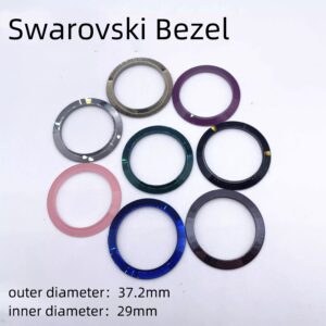 Swarovski outer glass bezel