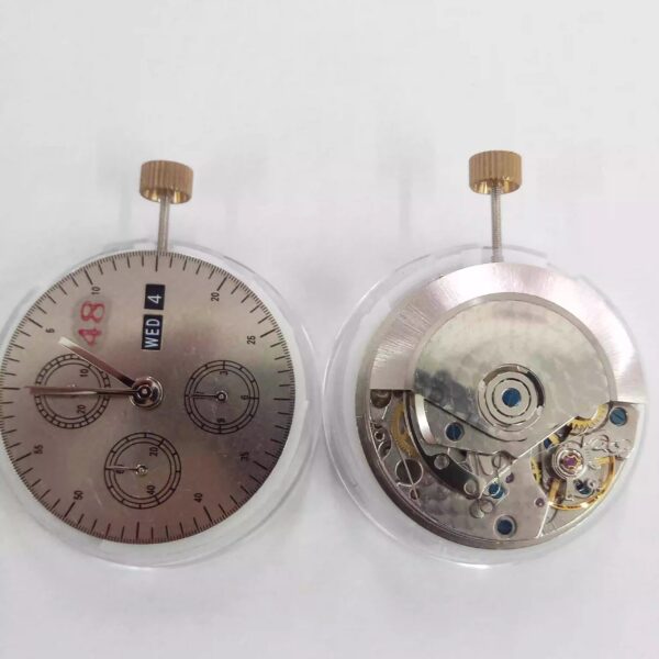 Watch Accessories, Domestic Dandong 7750 Mechanical Movement Single Calendar with Small Seconds at 3, 6 and 9 O'clock