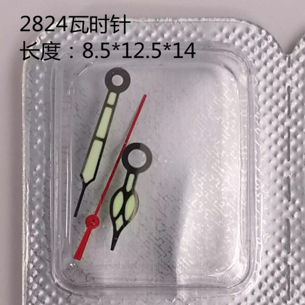 Watch Accessories: Replacement Watch Hands for Rolex, Compatible with Caliber 2824 Movement, Swiss ETA 2824 Hour/Minute Hands, with Luminous Function