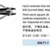 Watch Repair Tool: Swiss BERGEON 30671-7 Hand Remover – for Sector Dials & Valjoux 7750 Movements