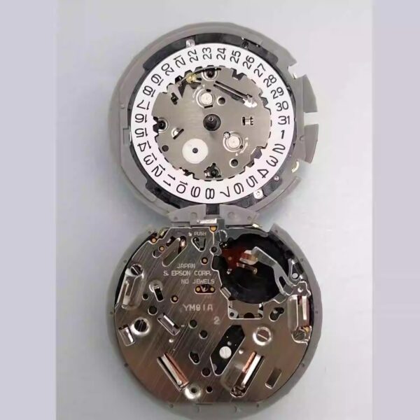Watch Accessories: Japanese Temption Movement YM91A Quartz Movement, Brand New Original YM91A