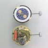 Watch Accessories, Original Swiss RONDA 788 Three-Hand Quartz Movement (Moon Phase & Star Display)