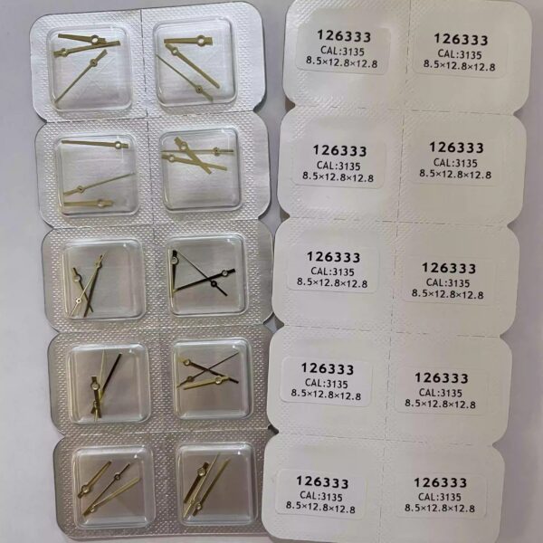 Watch Accessories: Hands for Rolex 116233-126334, Hands for Calibre 3135 (Gold/Silver with Luminous Function Available)