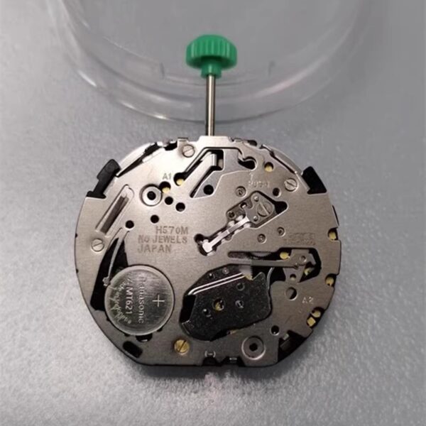 Watch Movement Accessories: Original H570 Movement, Eco-Drive Movement, Small Seconds at 2, 6 & 10 O'clock Positions, Solar-Powered Movement
