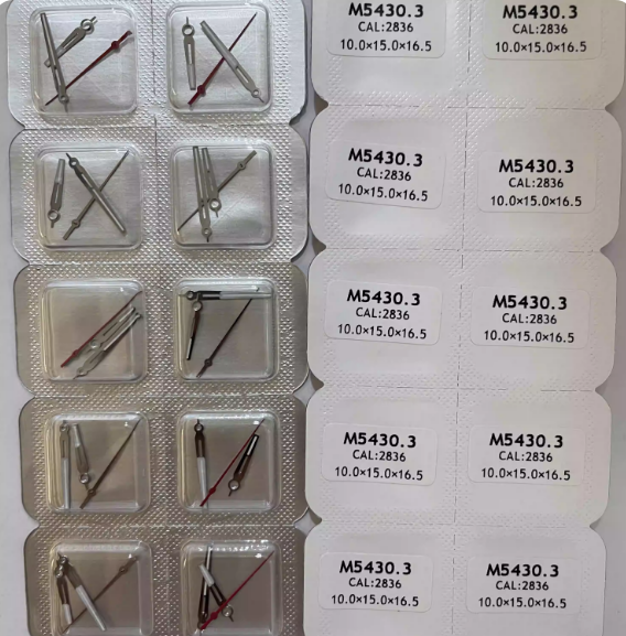 00= Watch Accessories: Watch Hands for Mido MD005.430 / MD5430, Compatible with ETA 2836 Movement Hour, Minute