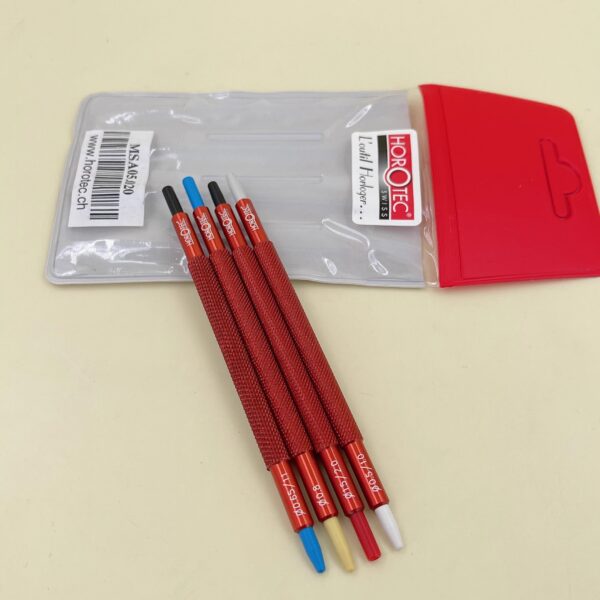 Swiss Imported HOROTEC MSA05.020 Set of 4 Hand Setting Tools