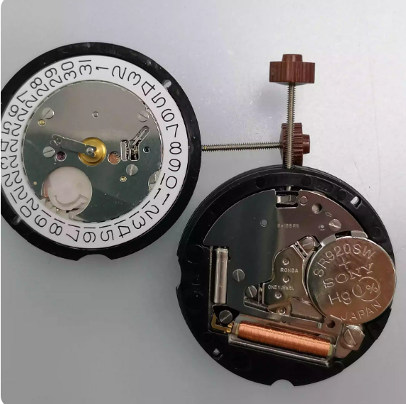 000 Watch Accessories, Brand New Original Swiss RONDA 505 Four-Hand Quartz Movement, RONDA 505-24H, RONDA 505-24D