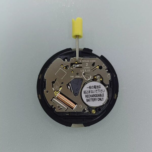 Watch Accessories: Original Japanese VS3JA Eco-Drive Movement, 6-Hand Quartz Movement, VS3J Movement with 3-6-9 Seconds Function, Complete Set with Battery
