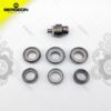 Swiss Made BERGEON 5538 6-Piece Die Set with Adapter for Rolex Oyster Case Back Opening