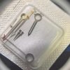 000000000000000 Watch Accessories: Watch Hands for 7751 Movement, 8 Hands (Moon Phase Function) for Omega Speedmaster, OM3023.80