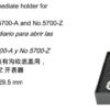 Swiss Made BERGEON 5538 6-Piece Die Set with Adapter for Rolex Oyster Case Back Opening