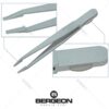 Genuine Swiss-Imported BERGEON 6460-P Rubber-Tipped Tweezers (Watch Repair Tool, Battery Replacement 专用)