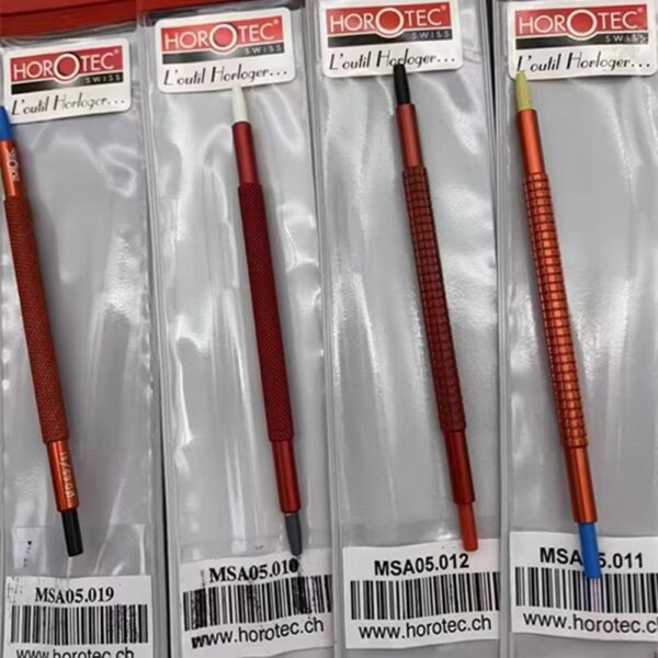 Swiss Imported HOROTEC MSA05.020 Set of 4 Hand Setting Tools