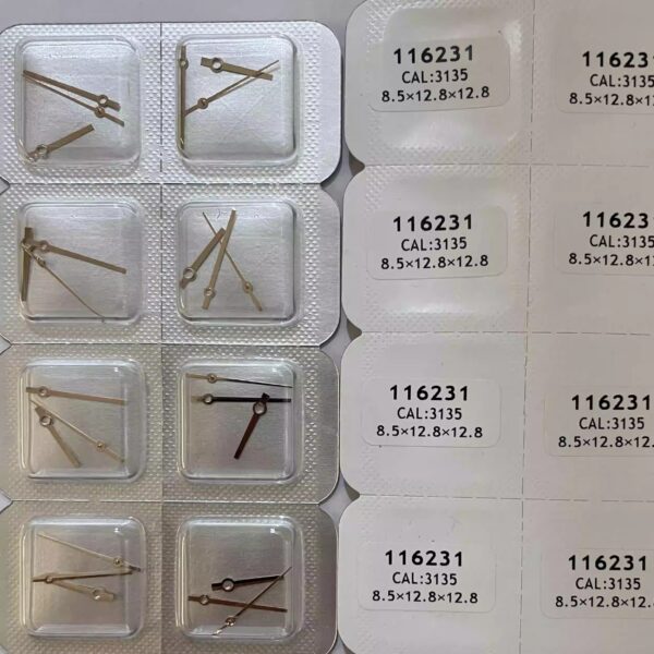 Watch Accessories: Hands for Rolex 116233-126334, Hands for Calibre 3135 (Gold/Silver with Luminous Function Available)