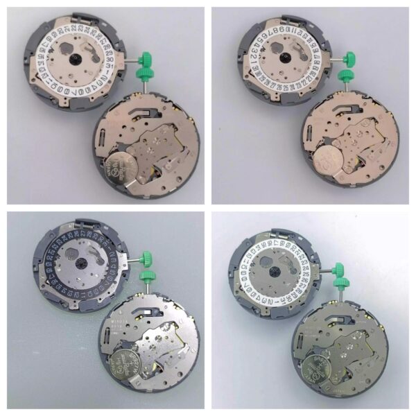 Watch Movement Accessories: Brand-New OS10 Movement, Multi-Functional Quartz Electronic Movement with Calendars at 3, 4, 6 O'clock Positions