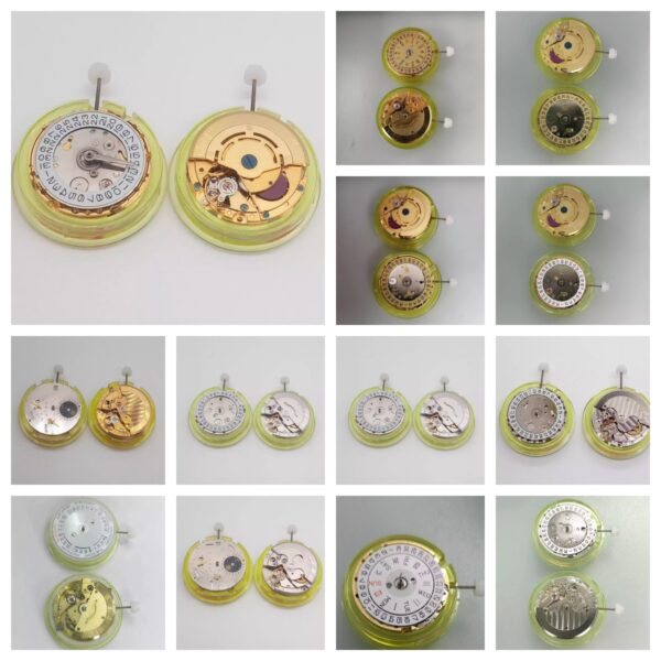 0_副本 Watch Accessories: Authentic Mingzhu 2813 Domestic Movement, Three-Hand 8205 & 8215J Movements (Single Calendar, Dual Calendar, Gold Movement, White Movement)