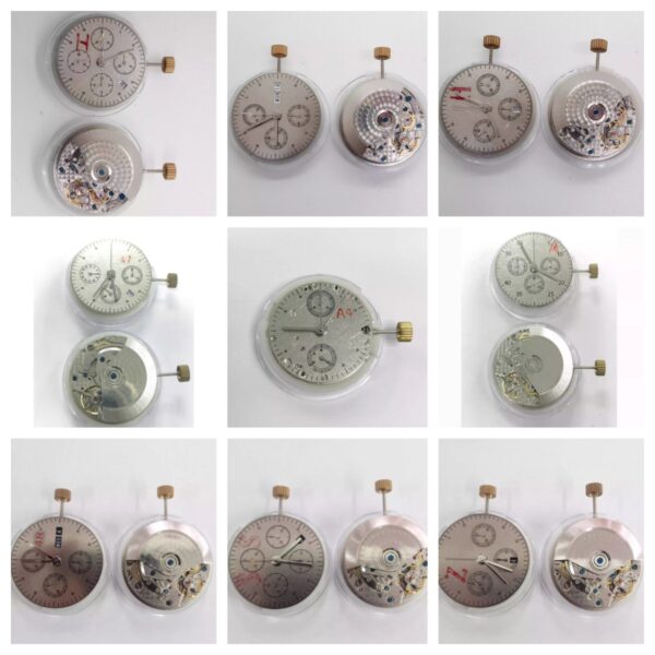 Watch Accessories, Domestic Dandong 7750 Mechanical Movement Single Calendar with Small Seconds at 3, 6 and 9 O'clock