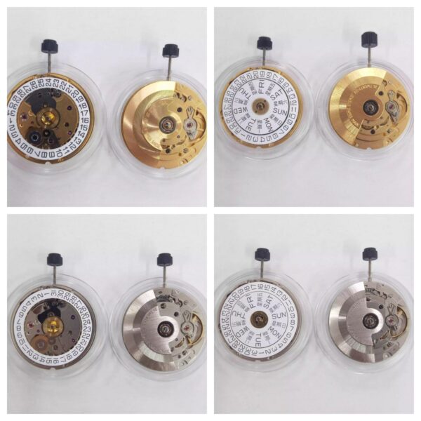 Watch Accessories, Swiss Imported ETA Mechanical SW200-1 Movement, SW220-1 Movement with Double Calendar (Gold & White Movements)