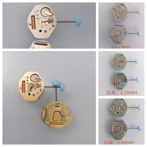 0_副本 Watch Accessories, Brand New Original Swiss RONDA 762 Two-Hand Quartz Movement (White & Gold Versions)