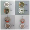 Watch Accessories, Original Imported Swiss RONDA 784 Two-Hand Movement (Date at 3/6 O'clock Positions), Gold Version