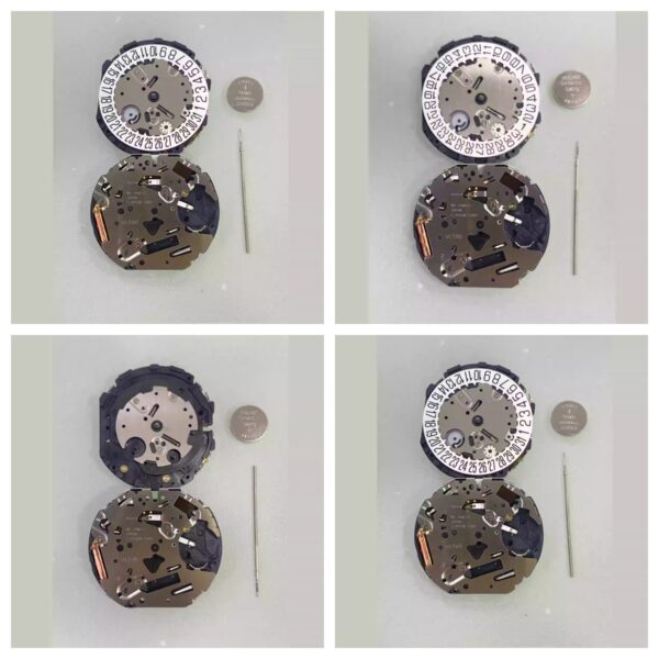 Watch Movement: Brand-New Japanese VL58A Movement, Single Calendar Two-and-a-Half-Hand Quartz Movement; VL57 (No Calendar)