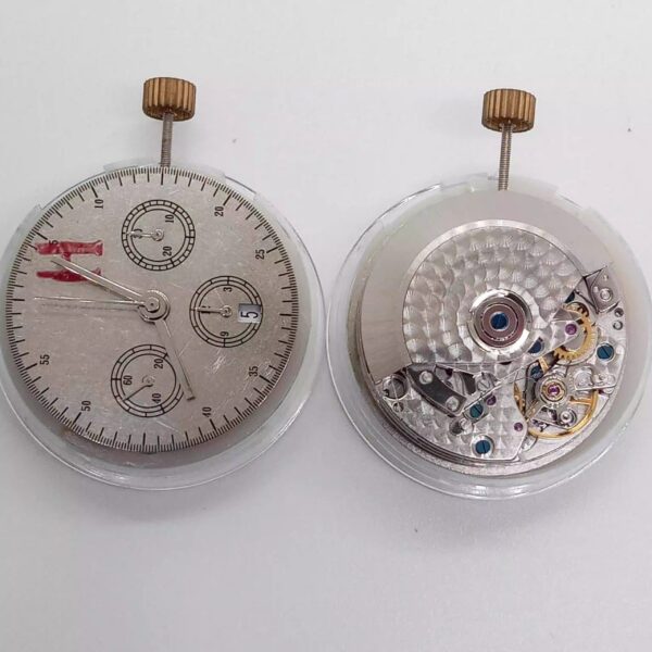 Watch Accessories, Domestic Dandong 7750 Mechanical Movement Single Calendar with Small Seconds at 3, 6 and 9 O'clock