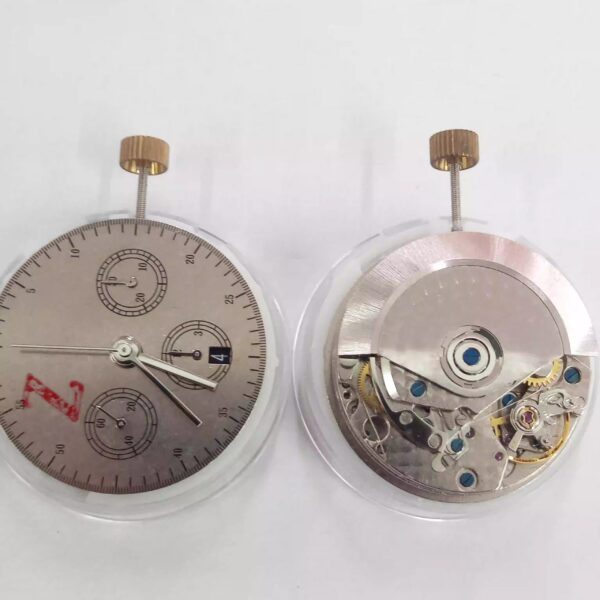 Watch Accessories, Domestic Dandong 7750 Mechanical Movement Single Calendar with Small Seconds at 3, 6 and 9 O'clock