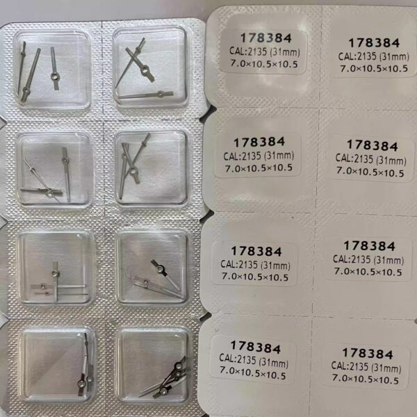 Watch Accessories: Replacement Hands for Rolex Calibre 2135 (Female Models 279173-179174), Luminous and Non-Luminous Options for 31mm/26mm Dials