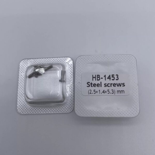 1- Watch Accessories: Hublot-Style Case Bezel Screws, Full Steel Hublot Watch Band, Silver Screws for Clasp & Case