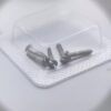 1 Watch Accessories: Hublot-Style Case Bezel Screws, Full Steel Hublot Watch Band, Silver Screws for Clasp & Case